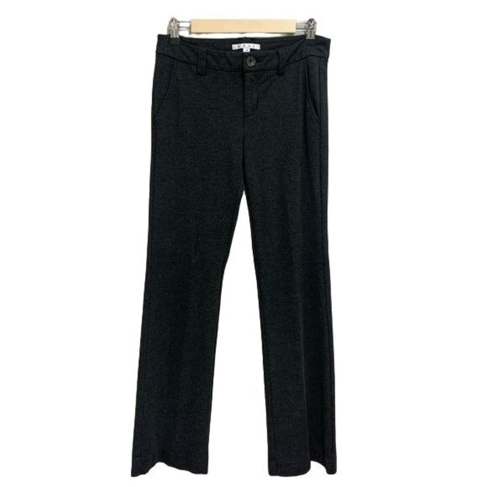 Cabi Womens Gray Ponte Knit Pants Size 4 Dress Pant Minimalist Business
